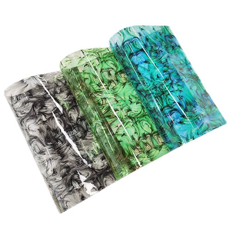 Rainbow Printed Sheer PVC PVC Fabric for Bag Wholesale Supplier 5